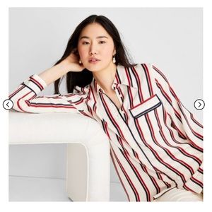 Future Collective Button Up Blouse